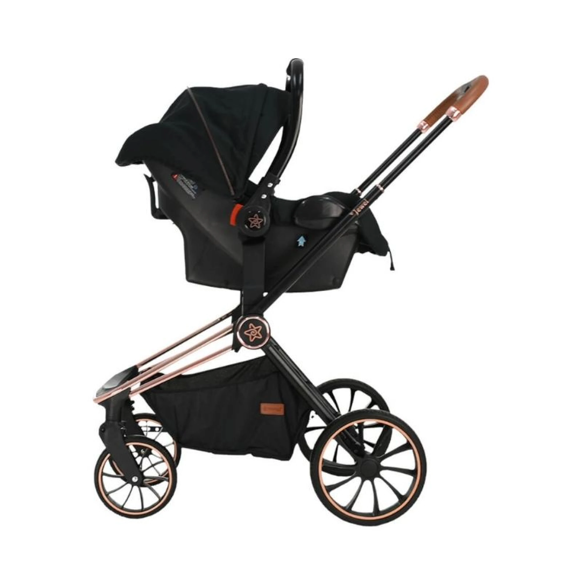 Bebestars Jewel 3 in 1 Trolley Volcano Black