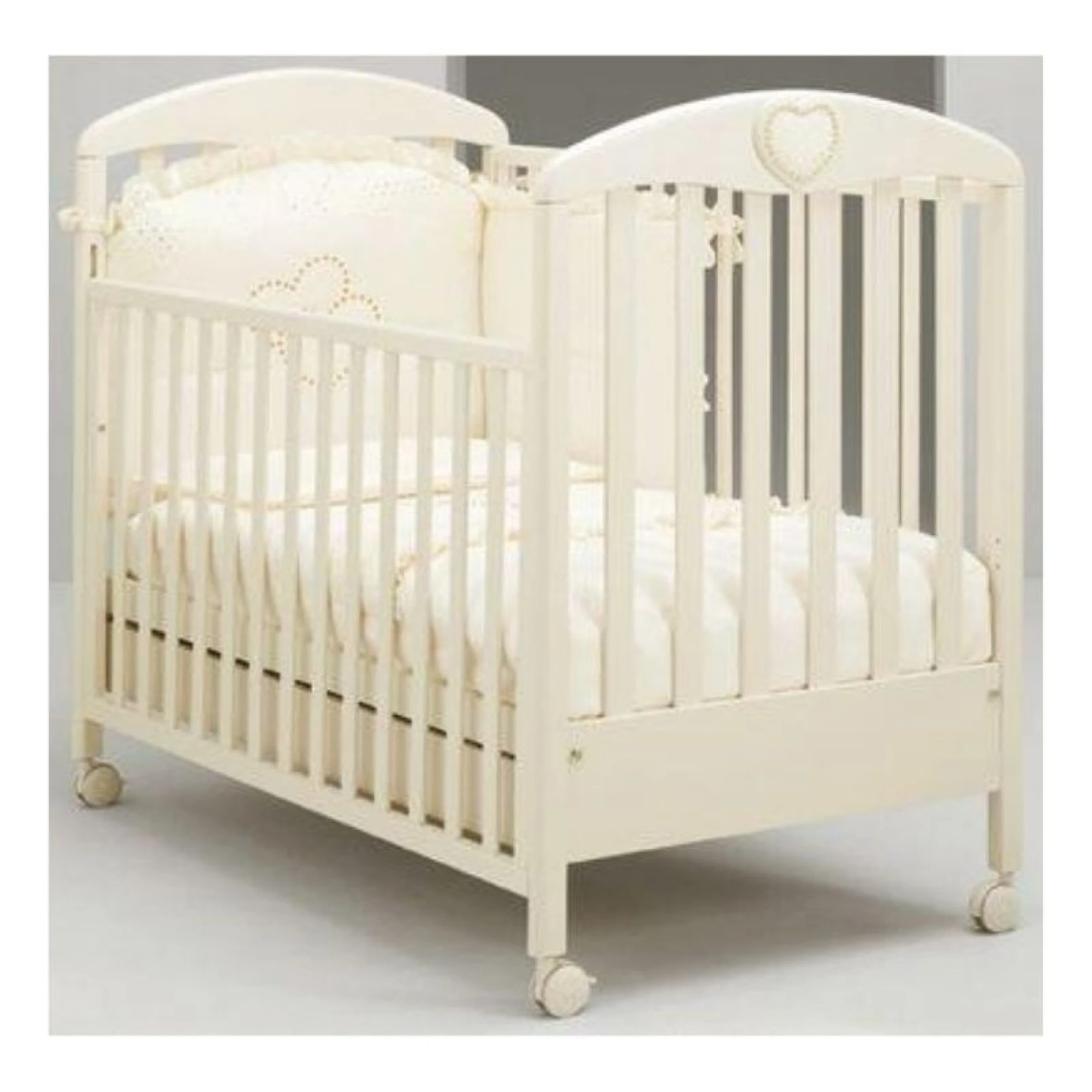 Cot Mibb Heart Pearls - Crema