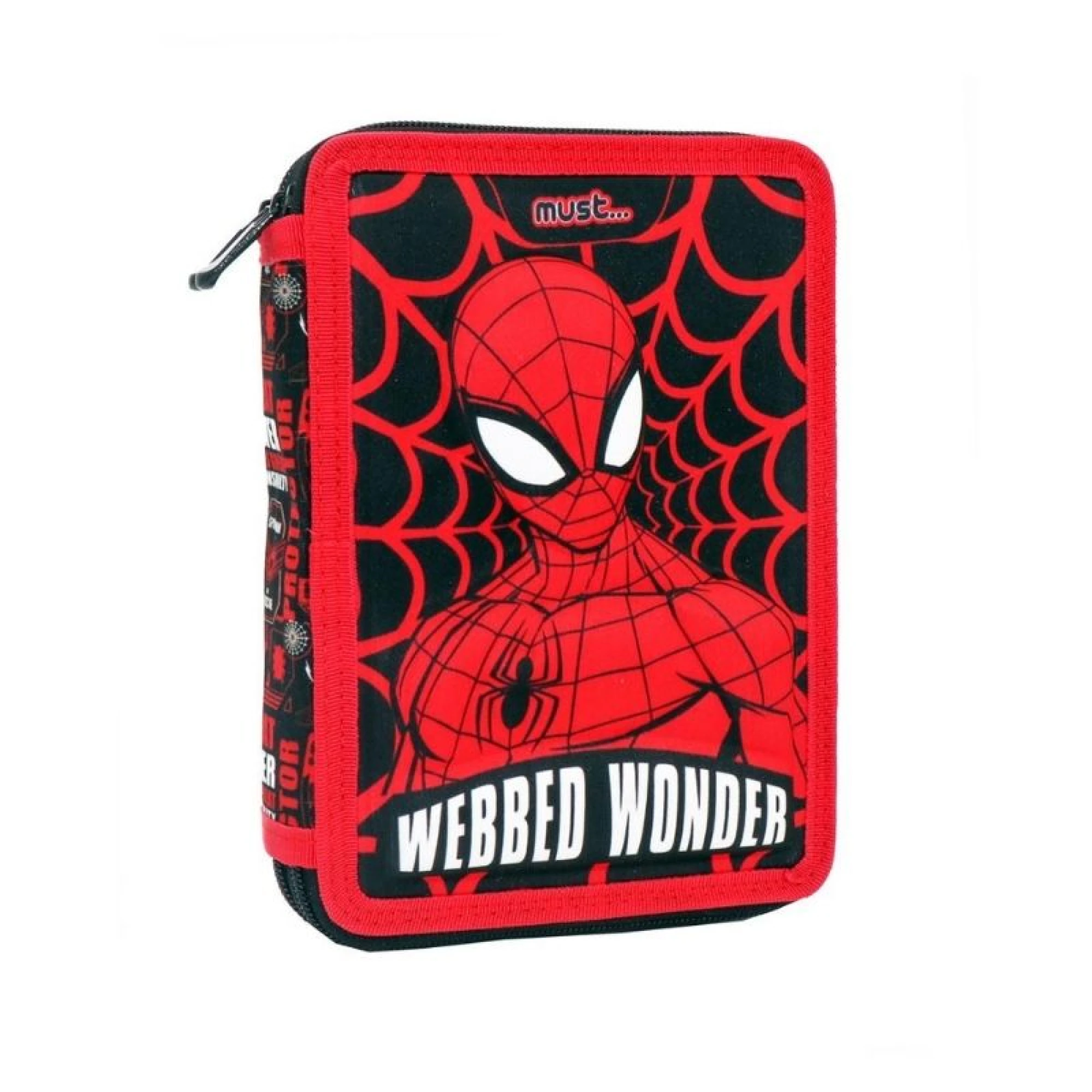 School Pencil Case Spiderman Webbed Wonder Must Double Decker