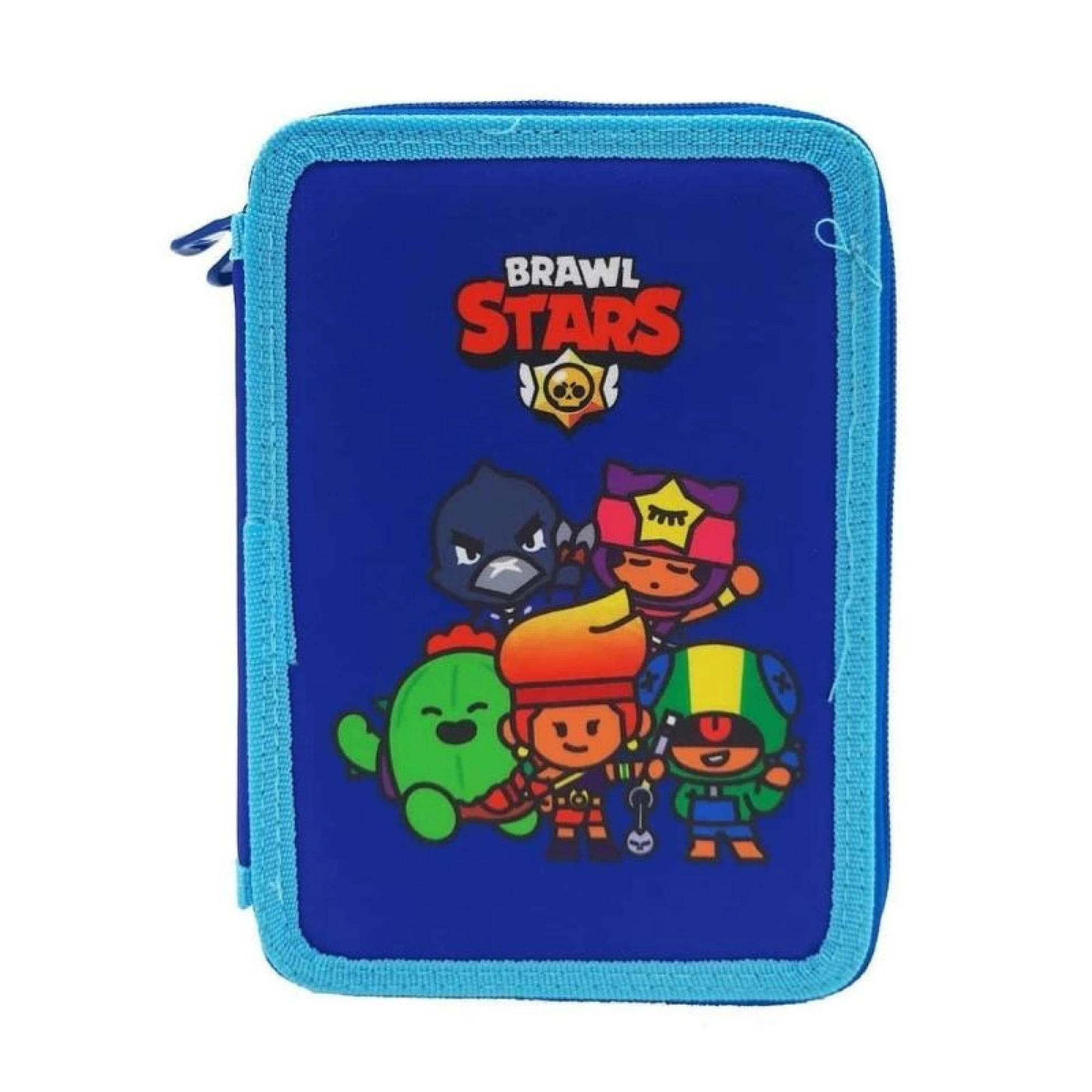 Double Pencil Case Filled 15x5x21cm Brawl Stars
