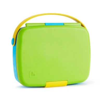 Munchkin Lunch™ Bento Box with Stainless Steel Utensils Blue