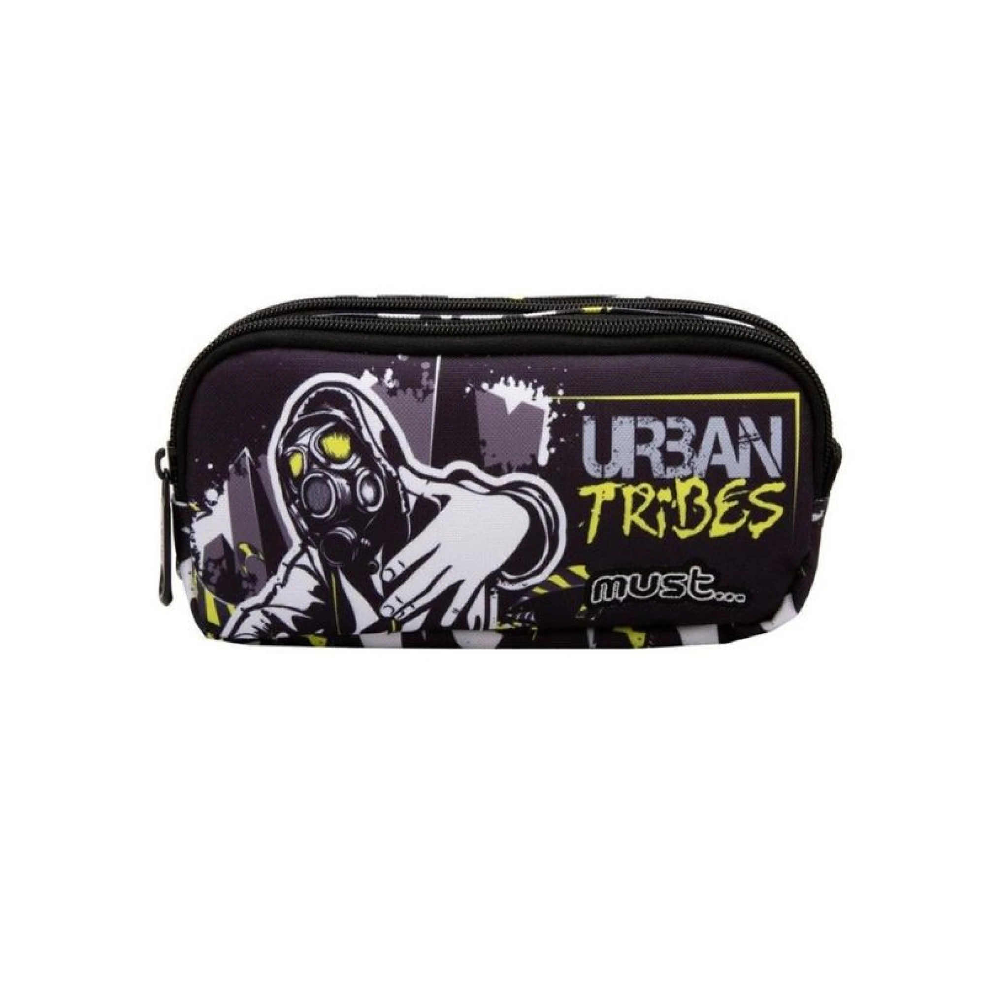 School Pencil Case Energy Urban Tribes with 2 zippers