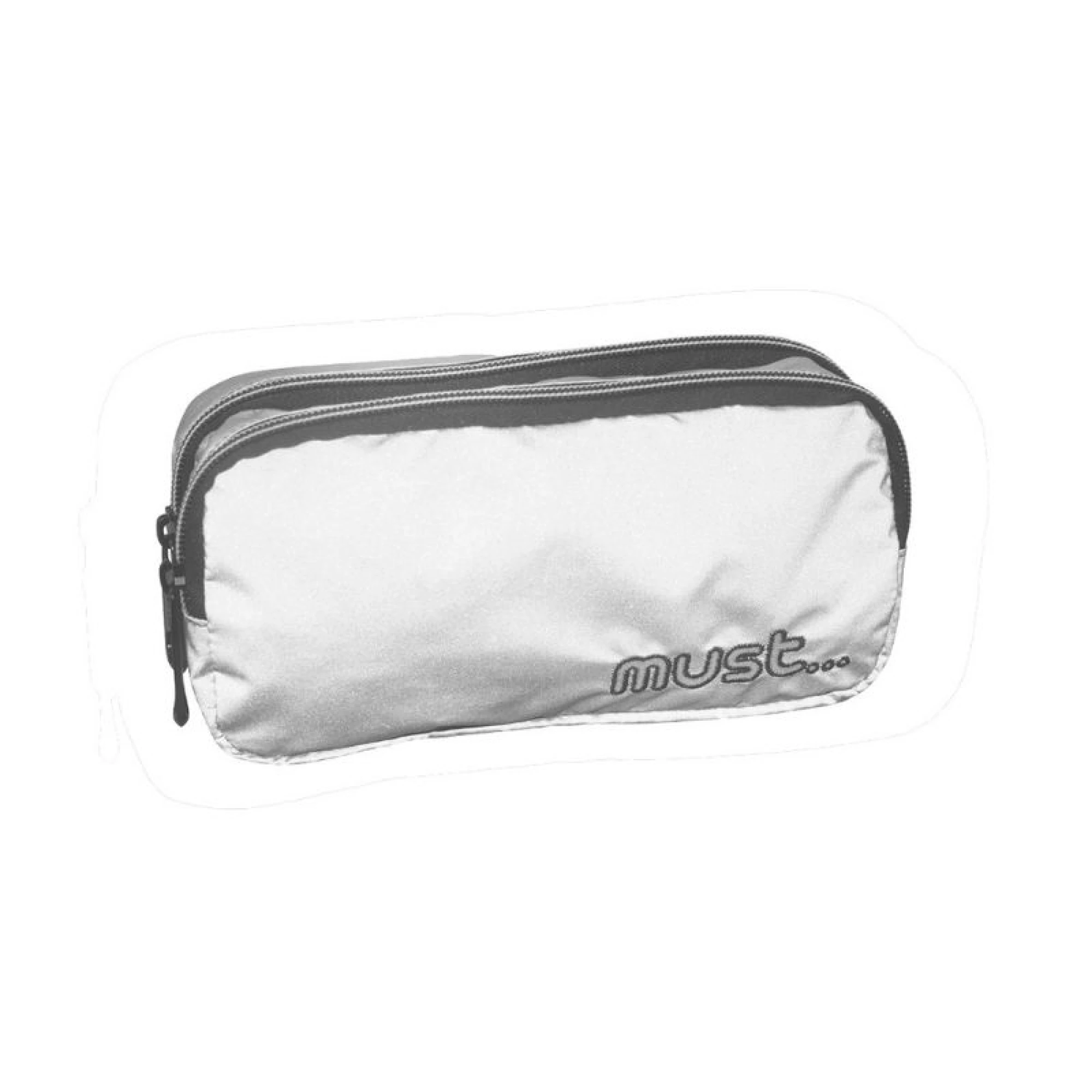 Reflective Pencil Case Must Reflect with 2 zippers