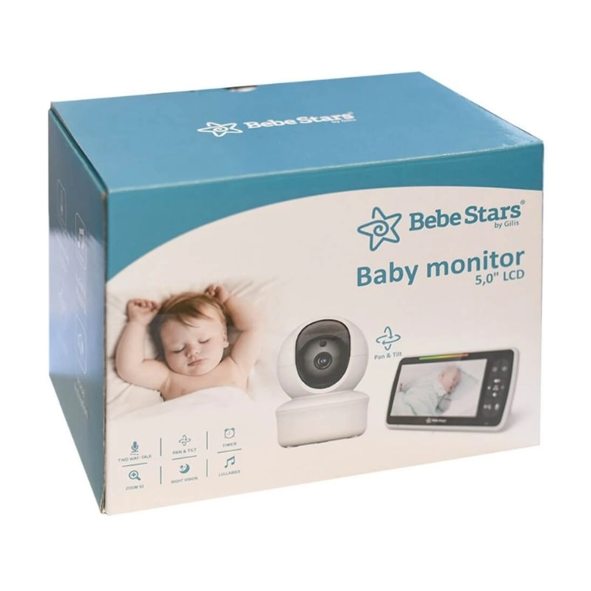 Bebestars Baby monitor 5,0″