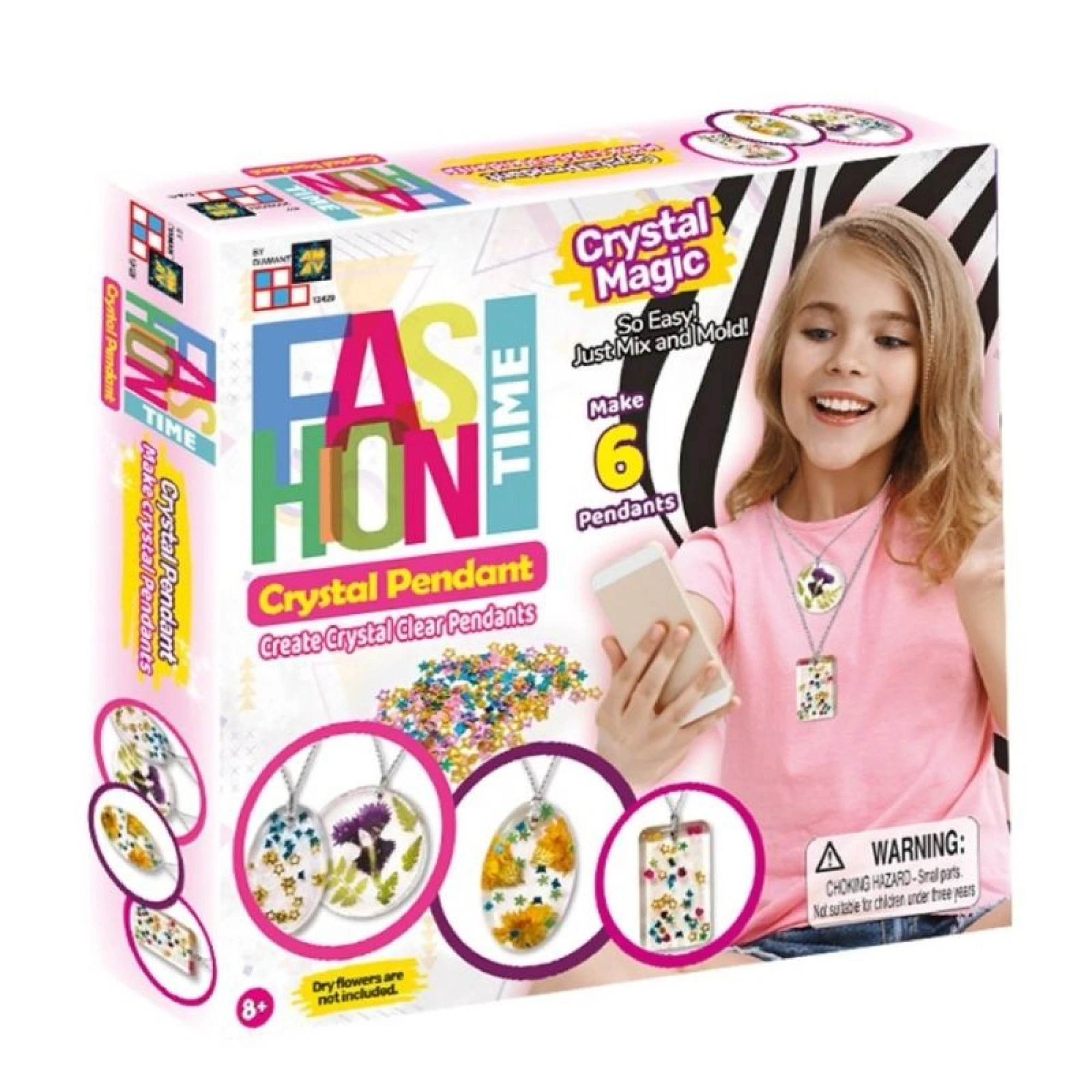 Fashion Time Crystal Pendant