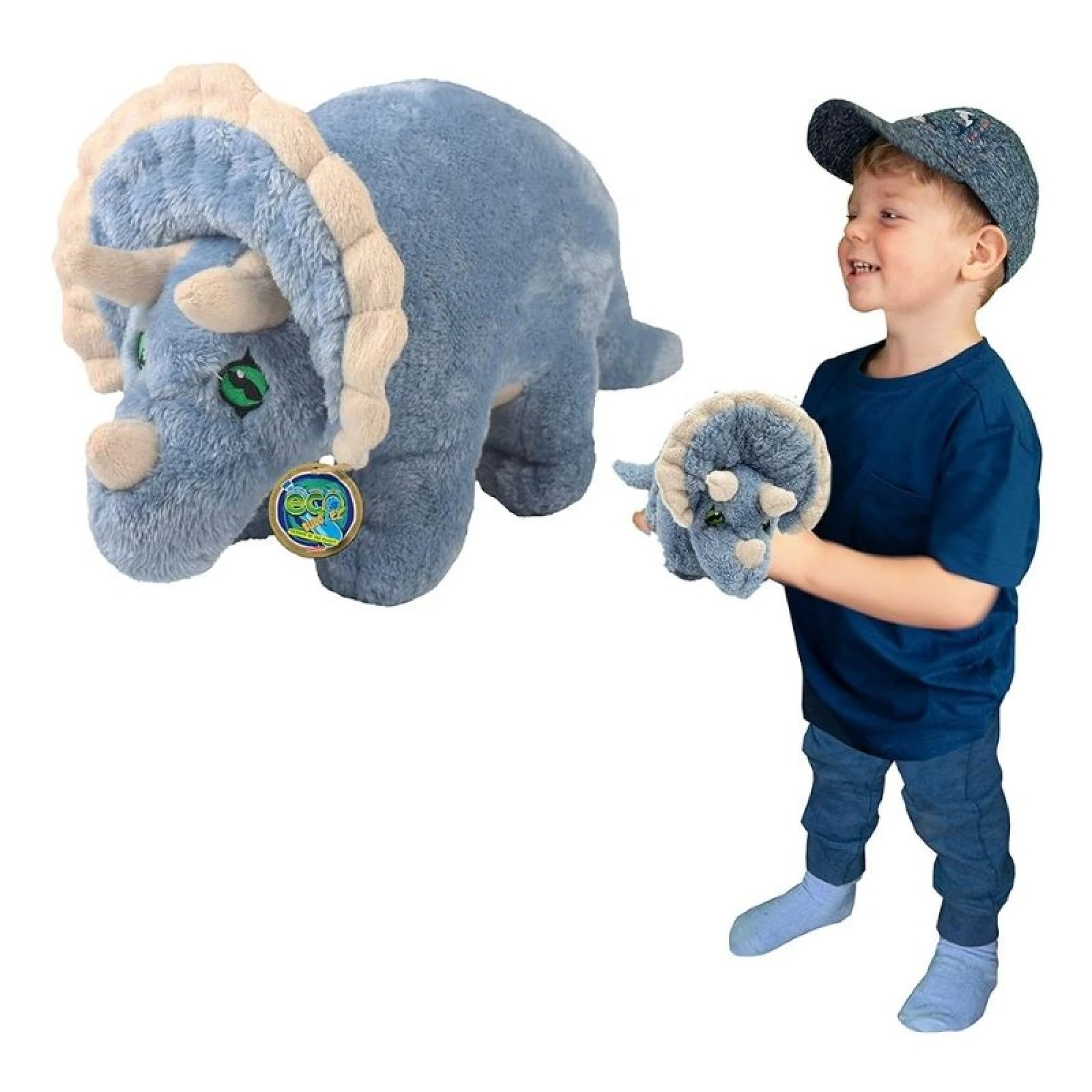 EcoBuddiez Large - Triceratops