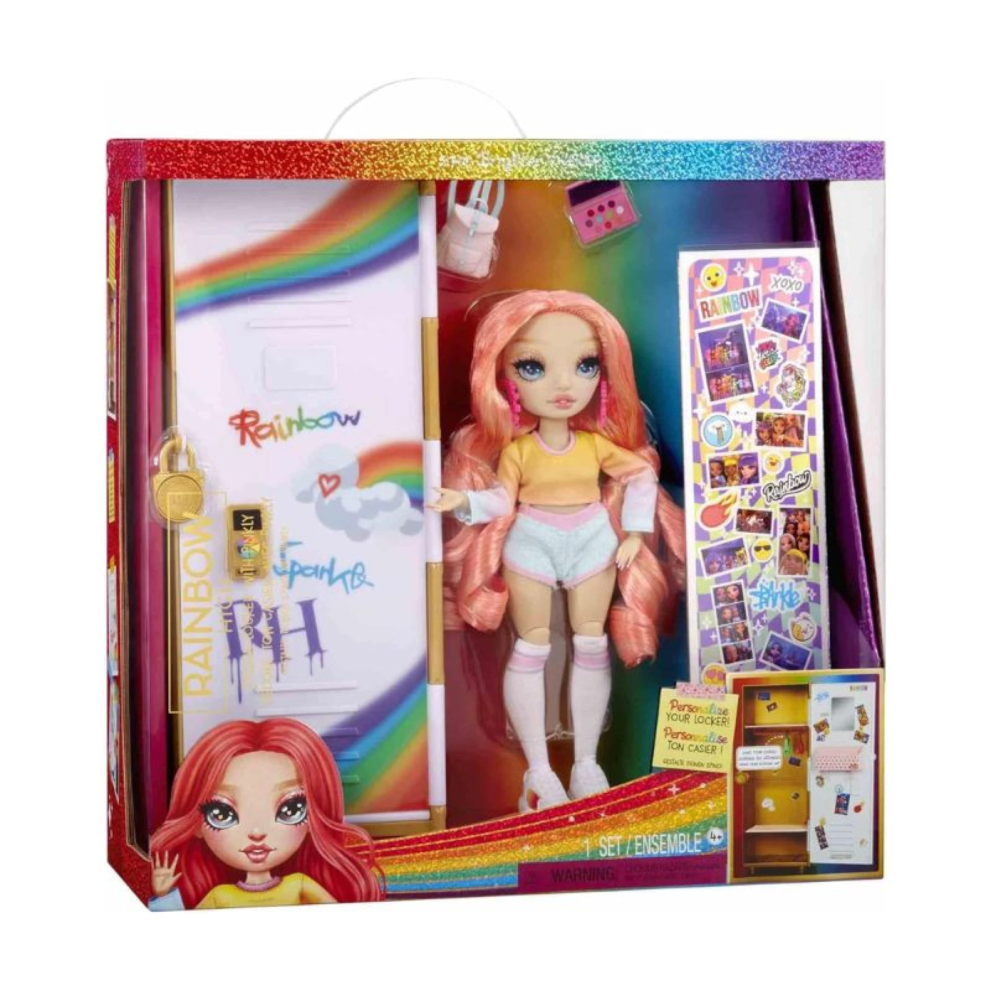 Rainbow High Locker and Doll Playset