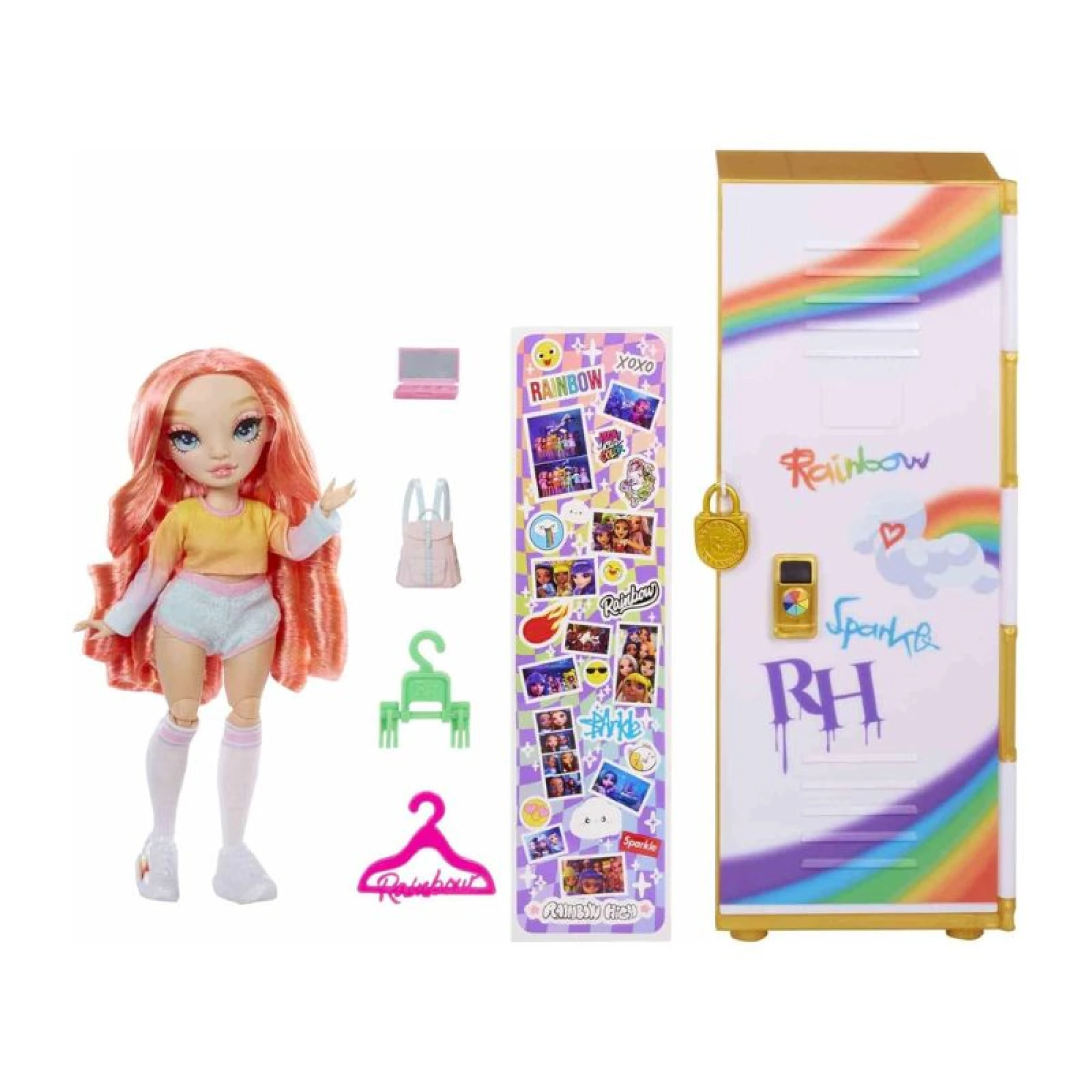 Rainbow High Locker and Doll Playset