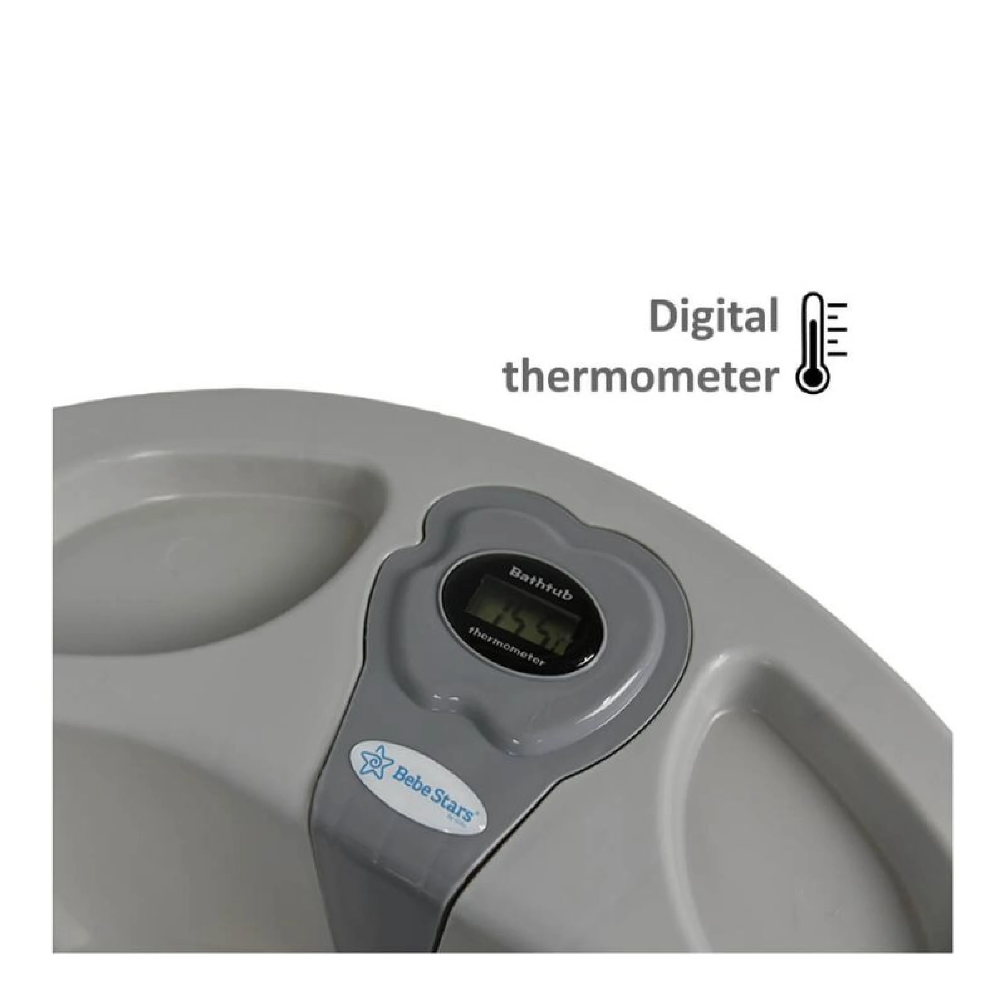 Bebestars Bath Bubble - Grey