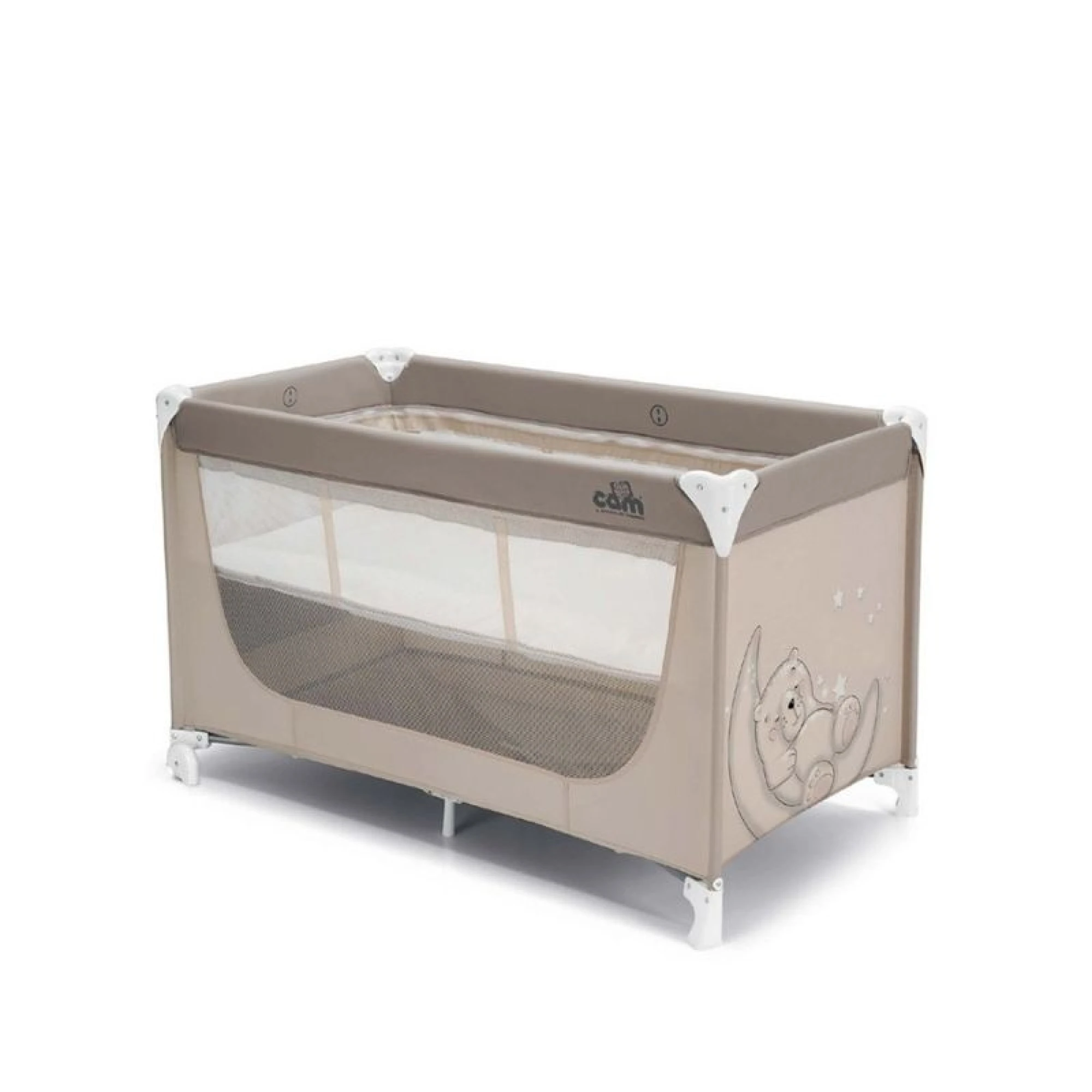 Cam Travel Cot Pisolino Orso Luna  - Beige