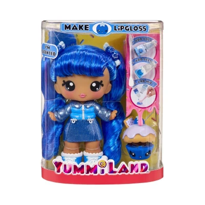 Yummiland Large Doll + Lipgloss Pet- Rory Blueberry