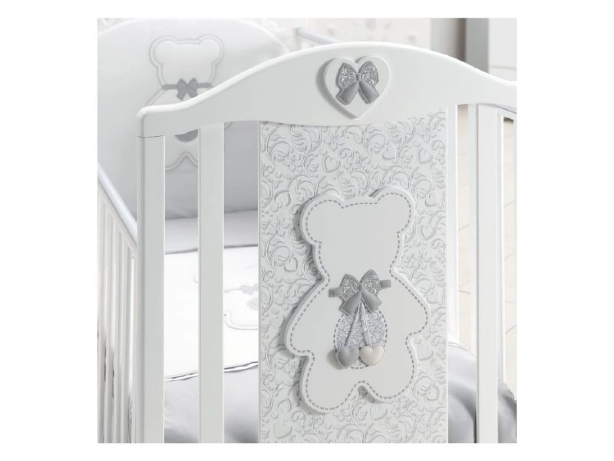 Italbaby cot Fiocco classic (white)