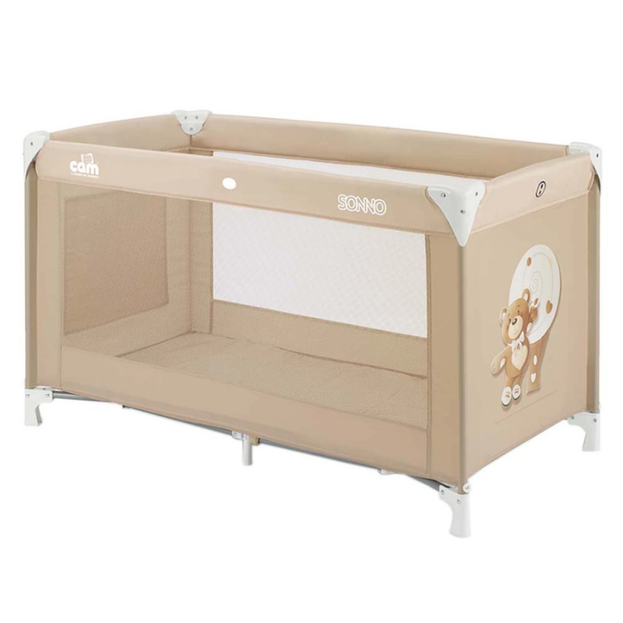 Cam Sonno Travel Cot Beige