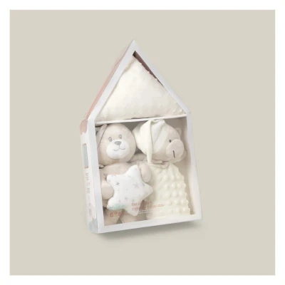 Inter baby plush toys 3pcs set  - BEIGE