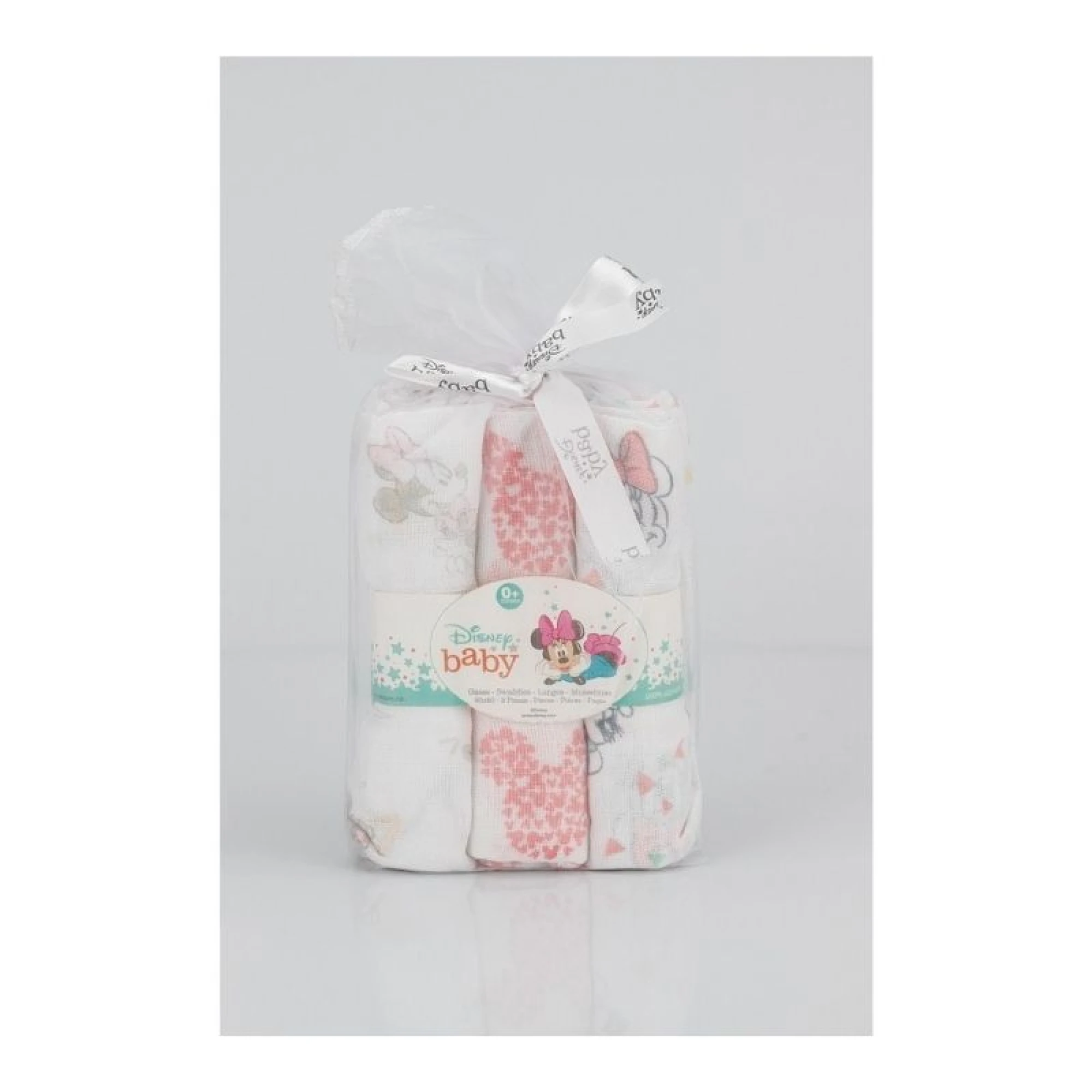 Inter baby 3pack muslins minnie  80X80  - BLUE