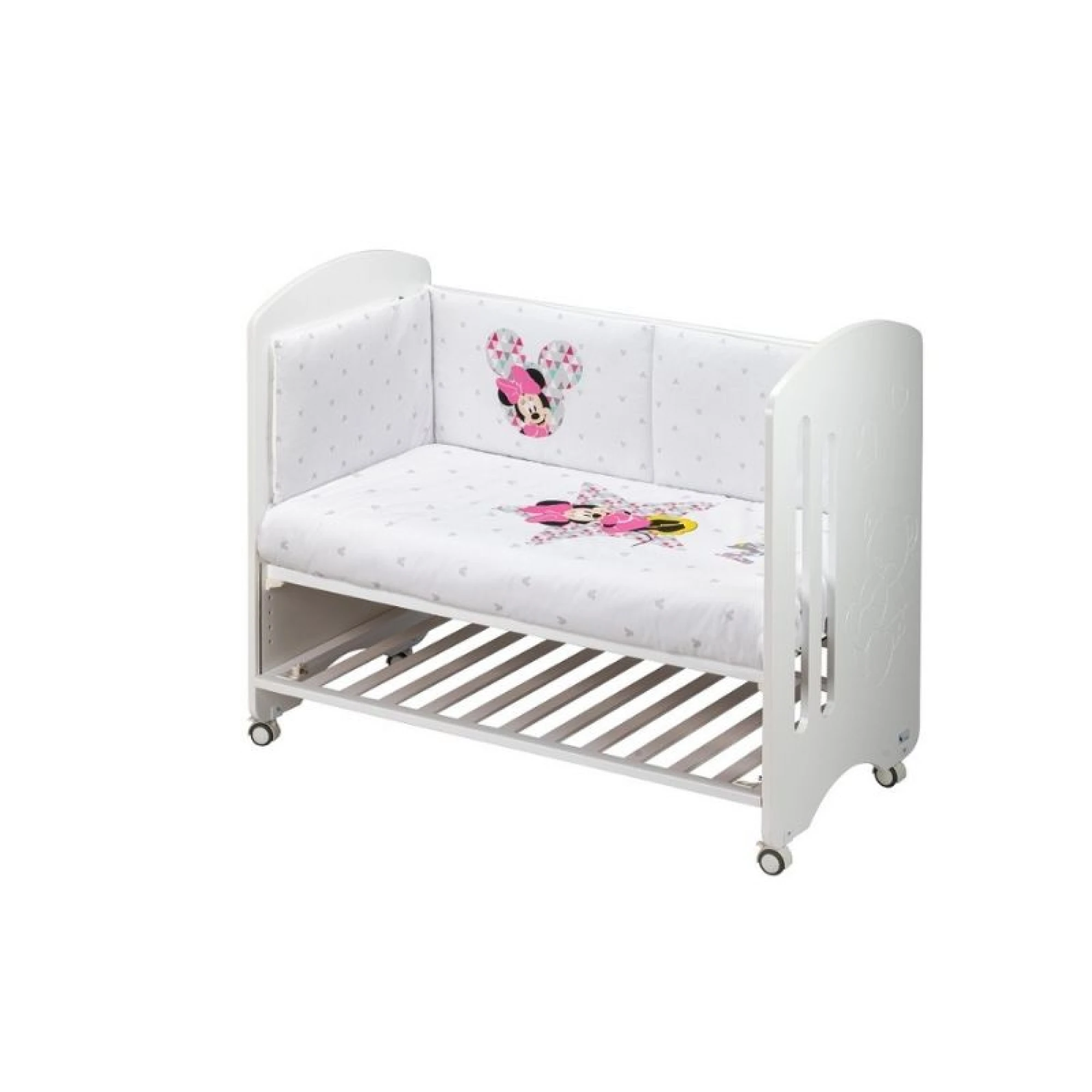 Inter Baby Duvet Cover + Cot Bumber- DISNEY Minnie Geo