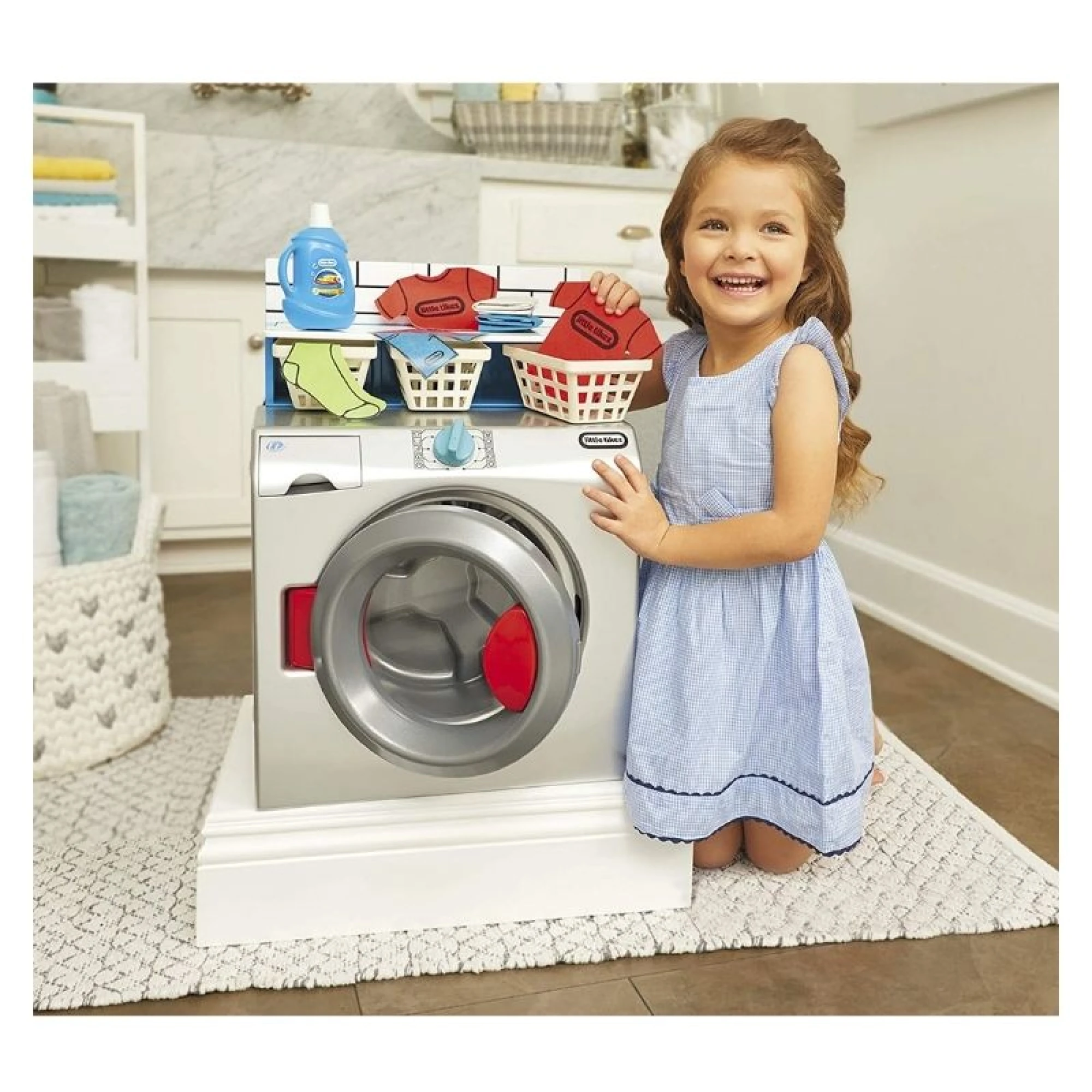 Little Tikes - First Washer-Dryer Realistic Pretend Play Appliance for Kids