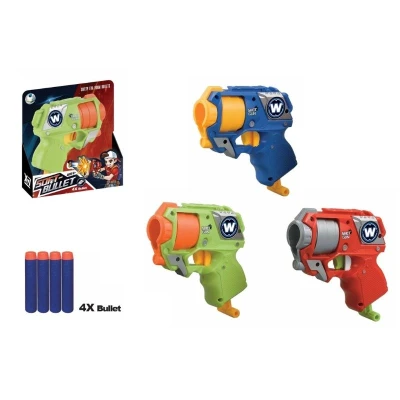 Infinity Toys - Soft Bullet gun green ( 4PCS bullet )