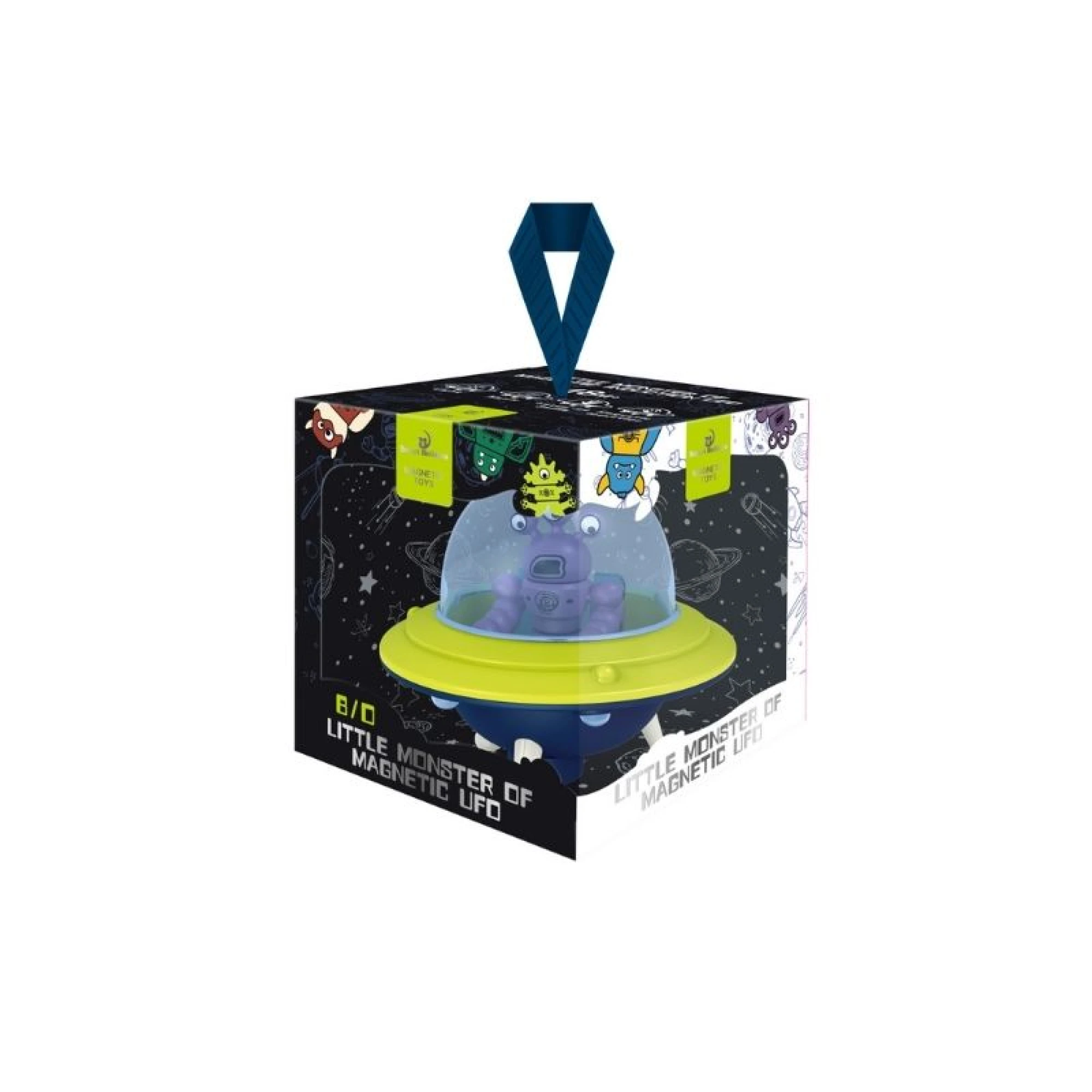 Infinity Toys - Magnetic UFO &amp; little monster with light
