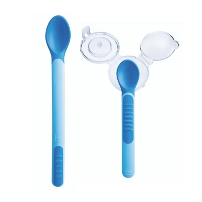 MAM Feeding Spoon And Cover - Blue