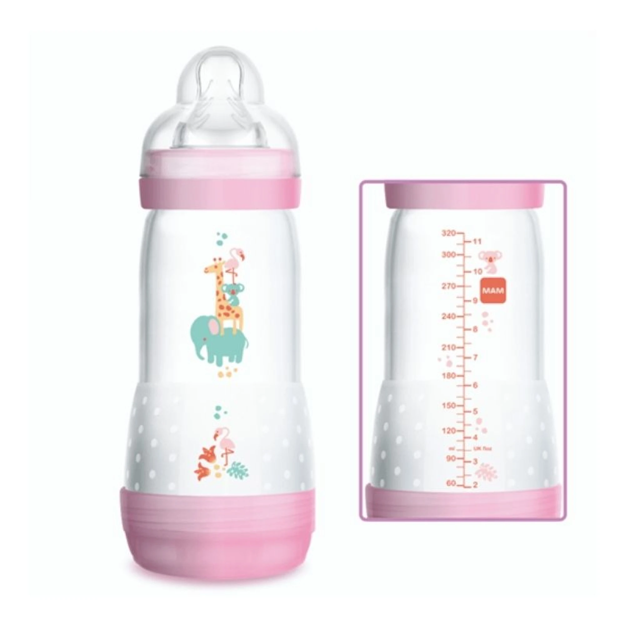 MAM - Bottle Easy Start ™ Anti-Colic 320ml - Pink