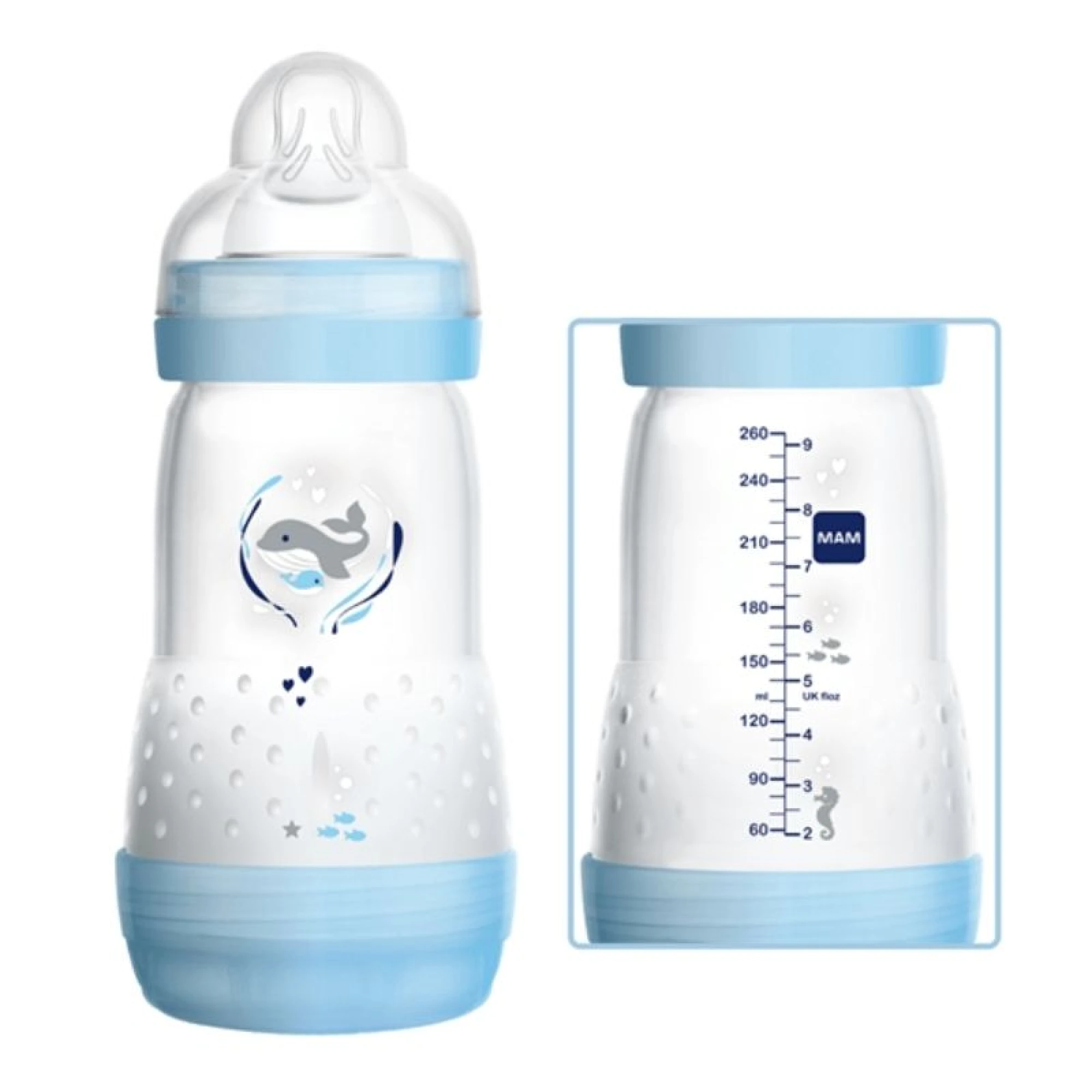 MAM Bottle Easy Start  Anti-Colic 260ml - Blue