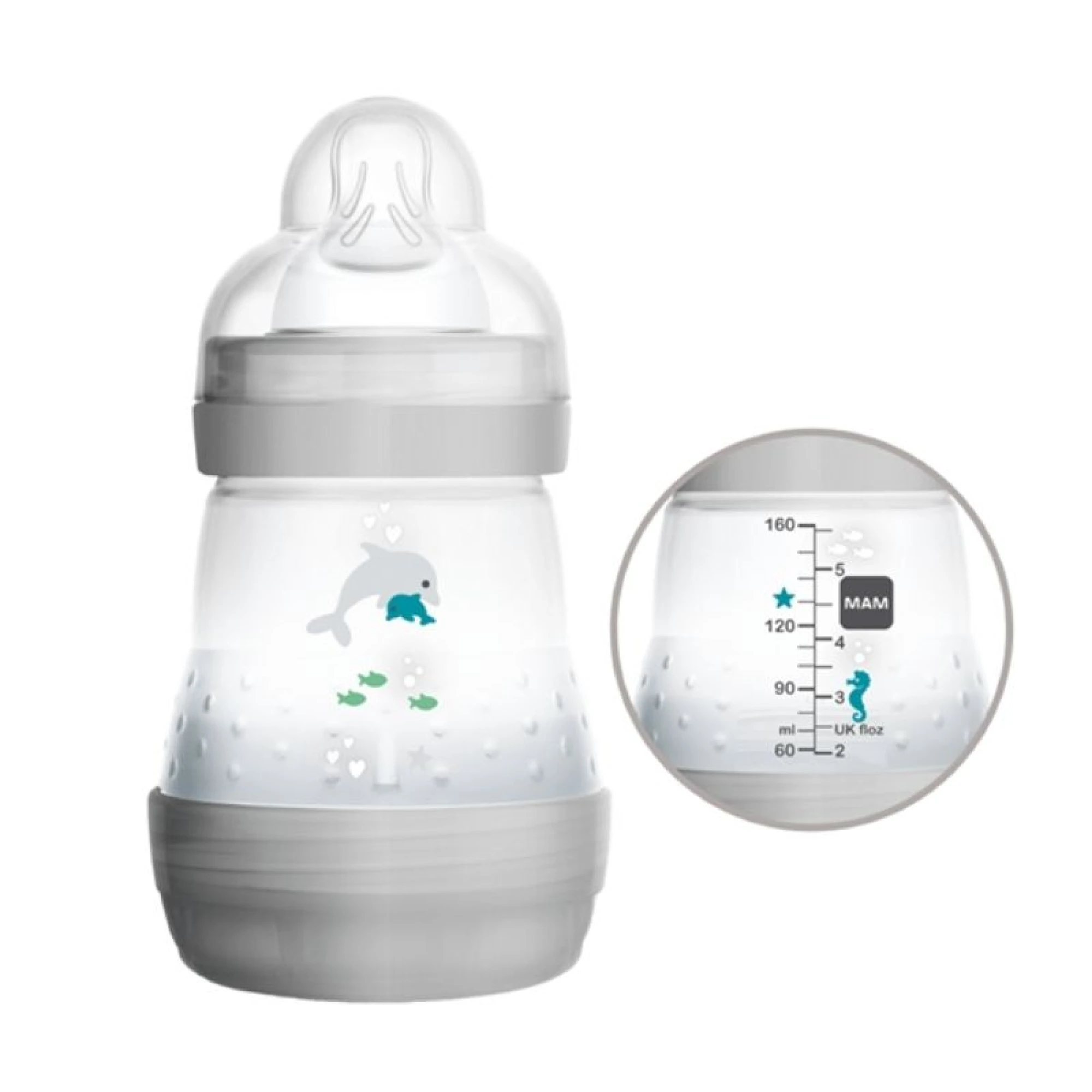 MAM Bottle Easy Start  Anti-Colic 160ml - Gray