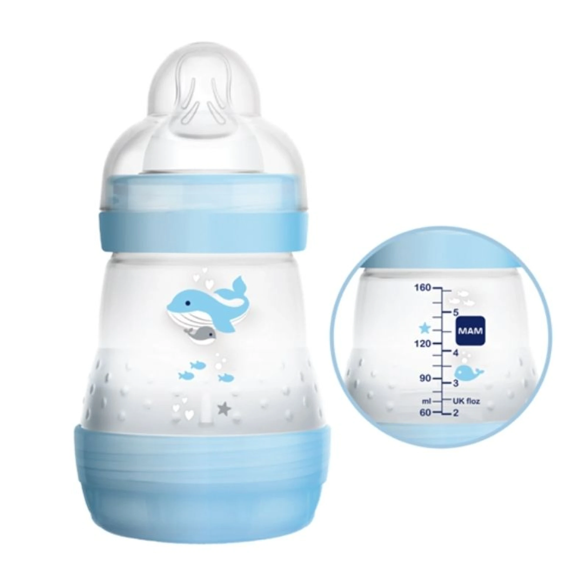 MAM - Bottle Easy Start Anti-Colic 160ml - Blue