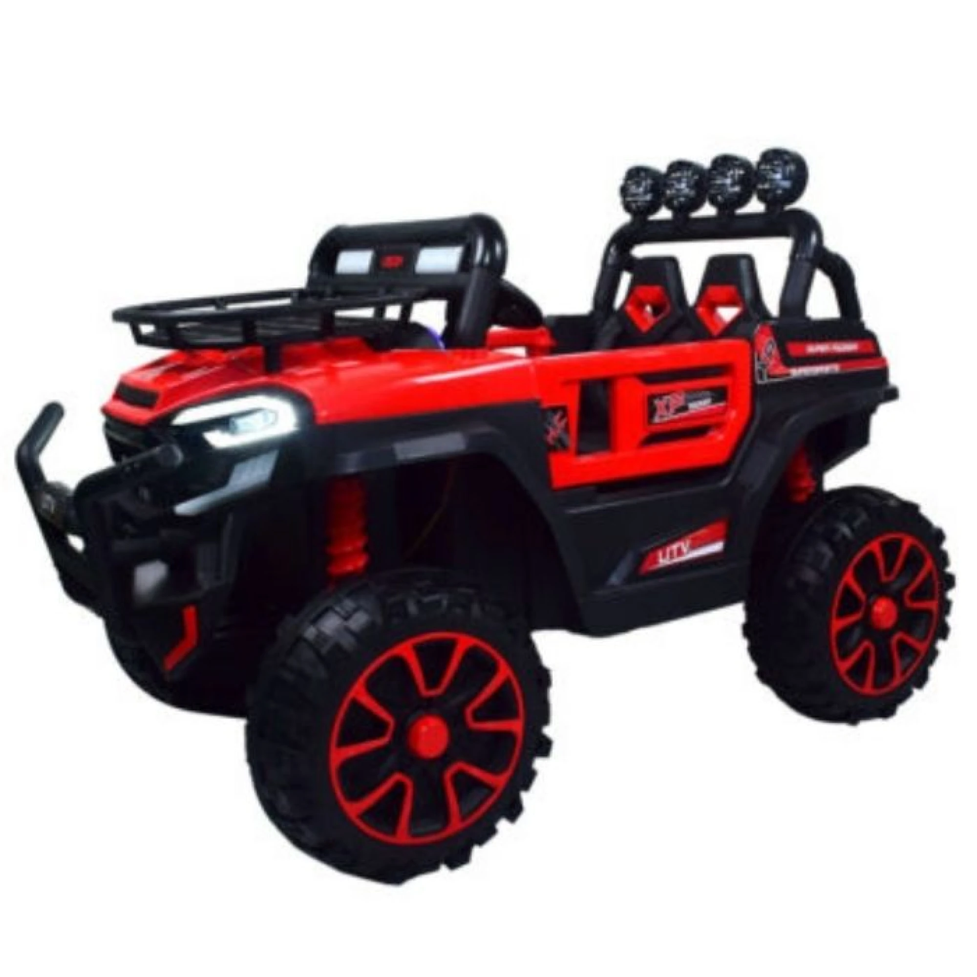 BUGGY CAR (4×4)12v 7AH (Black/RED)