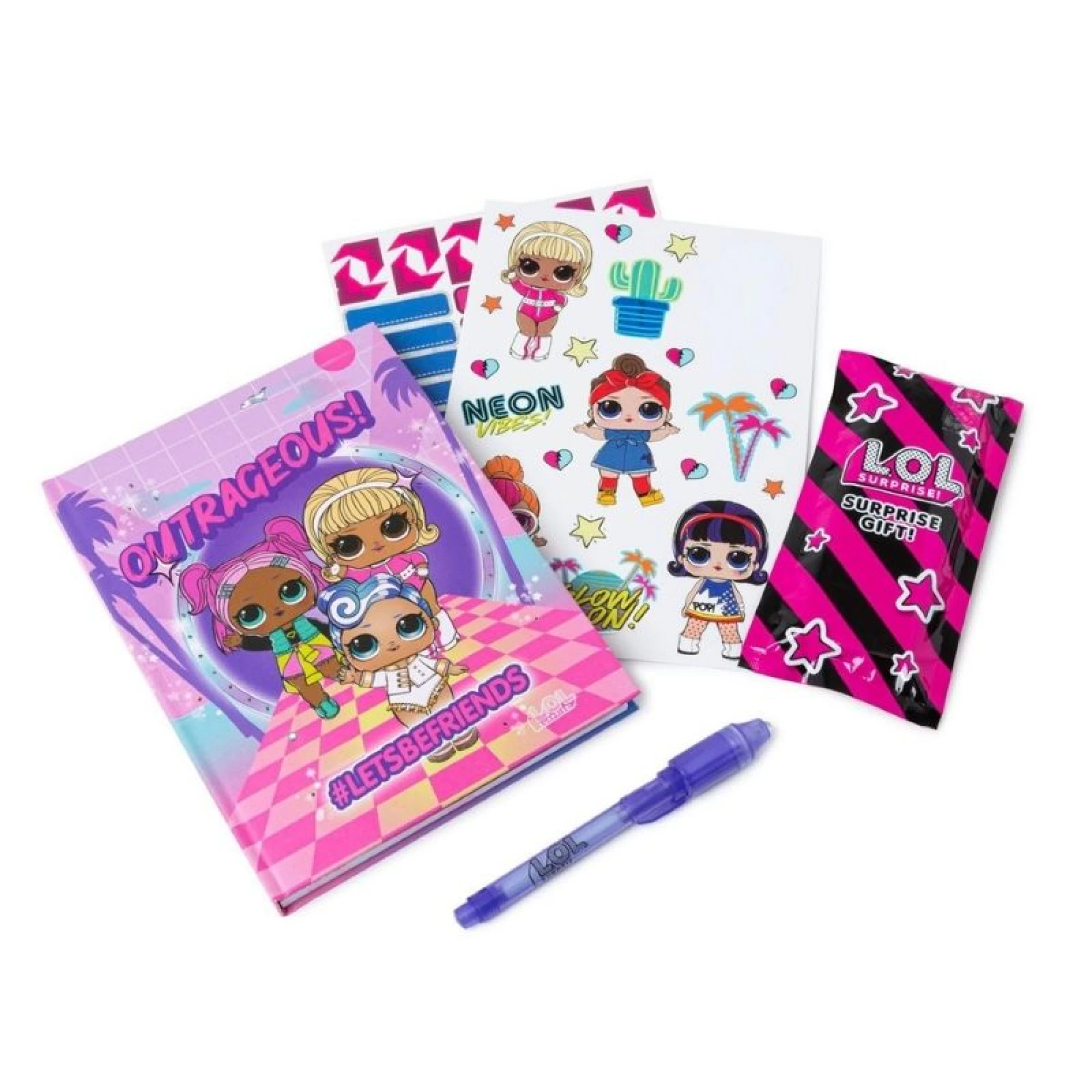 L.O.L. Surprise! L.E.D Light Up Diary Set