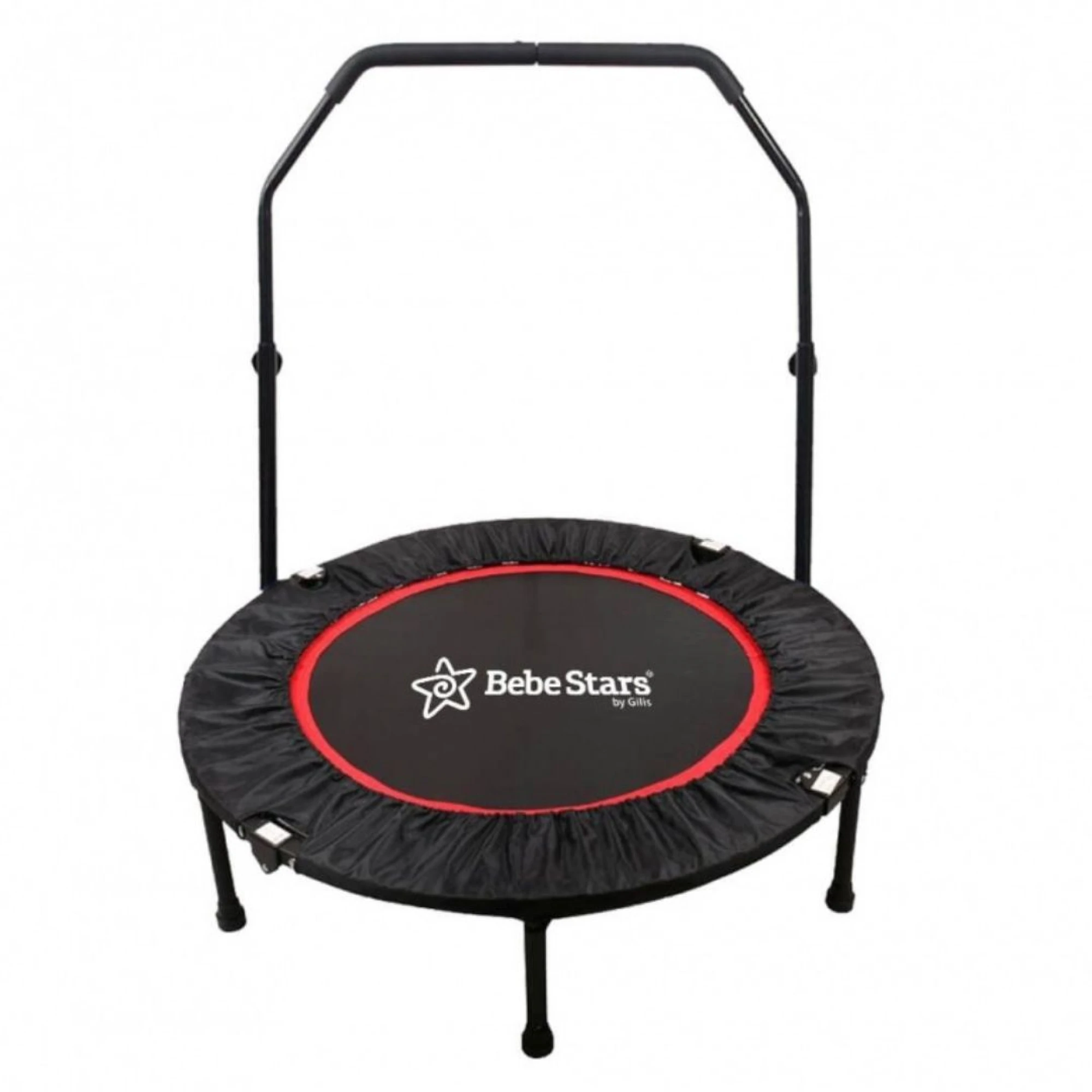 Trampoline with handlebar 102cm Red