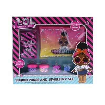 LOL Surprise! Sequin Purse &amp; Jewellery Set