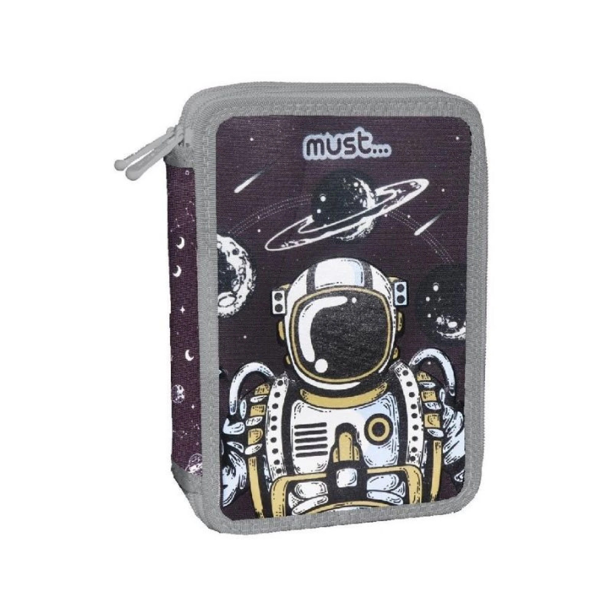 DOUBLE DECKER PENCIL CASE FILLED - Space