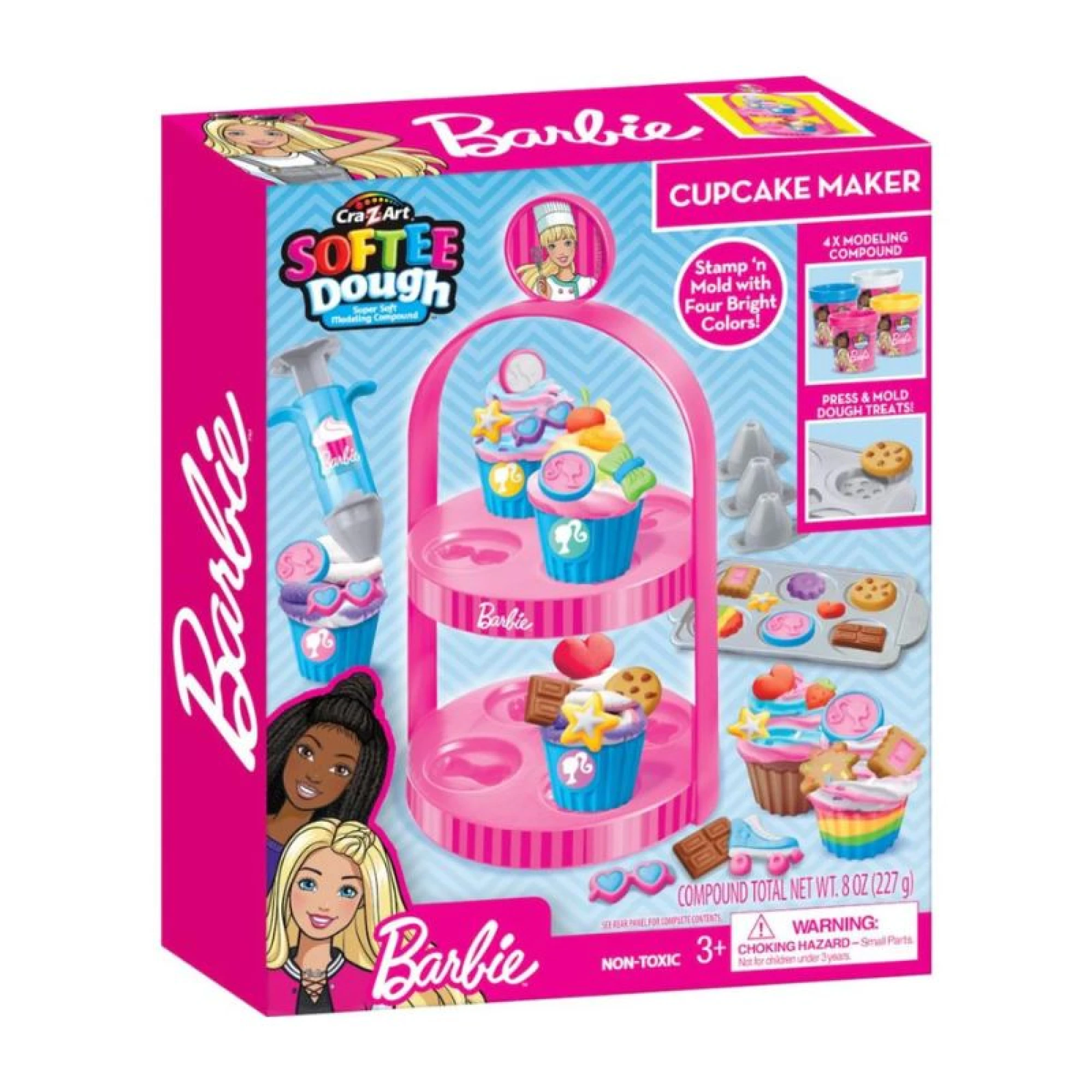 Cra-Z-Art Barbie Softee Dough Cupcake Maker