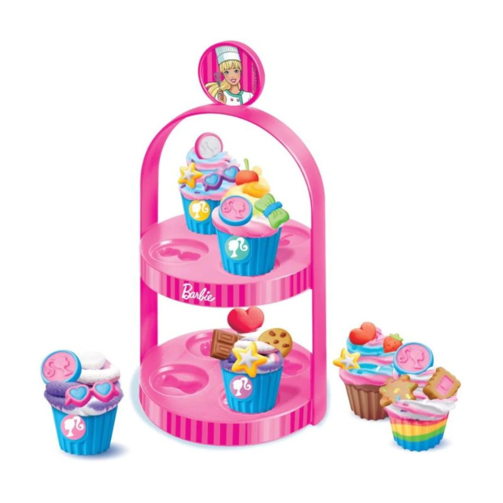 Cra-Z-Art Barbie Softee Dough Cupcake Maker