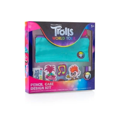 DreamWorks Trolls World Tour Pencil Case Design Kit