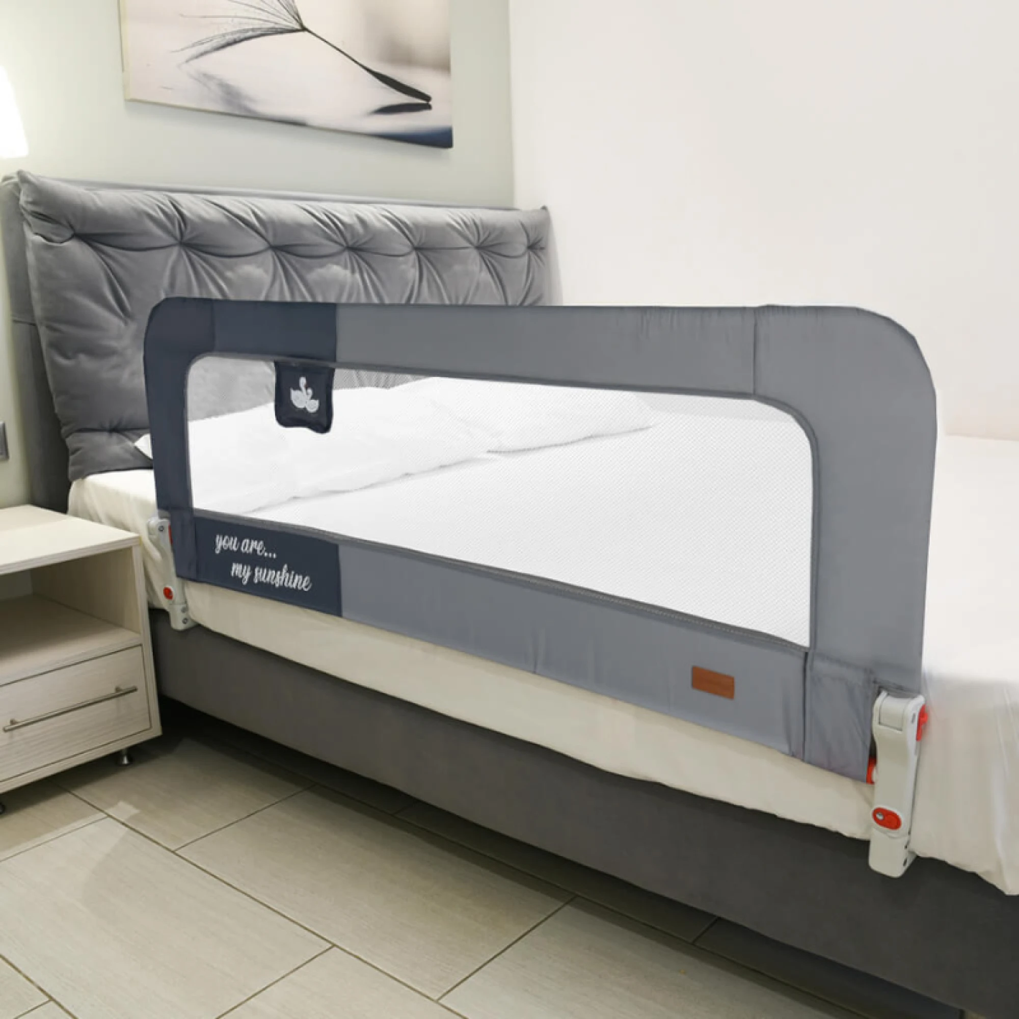 Bebe Stars Bed Rail 140cm Swan