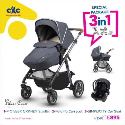 Silver Cross Special Package 3in1 Pioneer Orkney